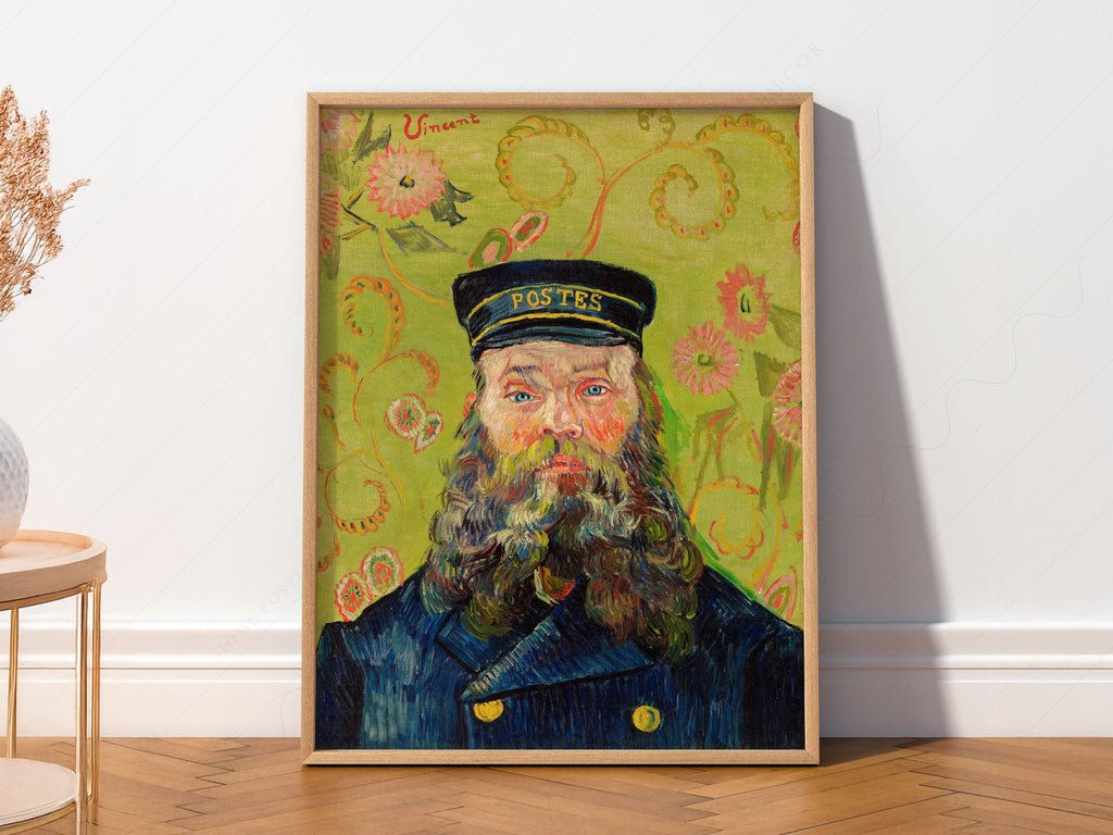 Vincent Van Gogh The Postman Joseph Roulin Art Print – Famous Painting Wall Art