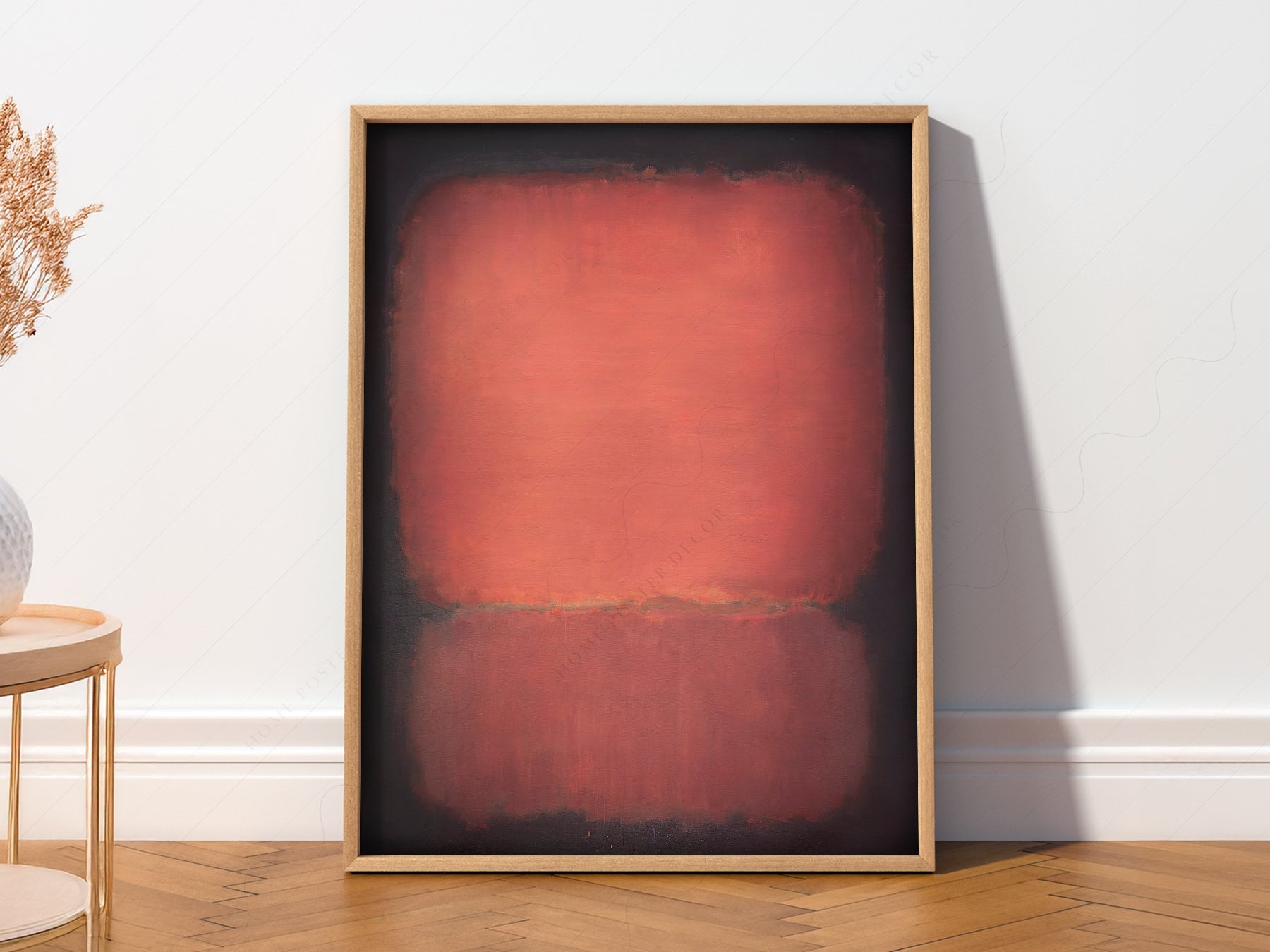 Mark Rothko Untitled Red and Black Art Print – Abstract Wall Poster