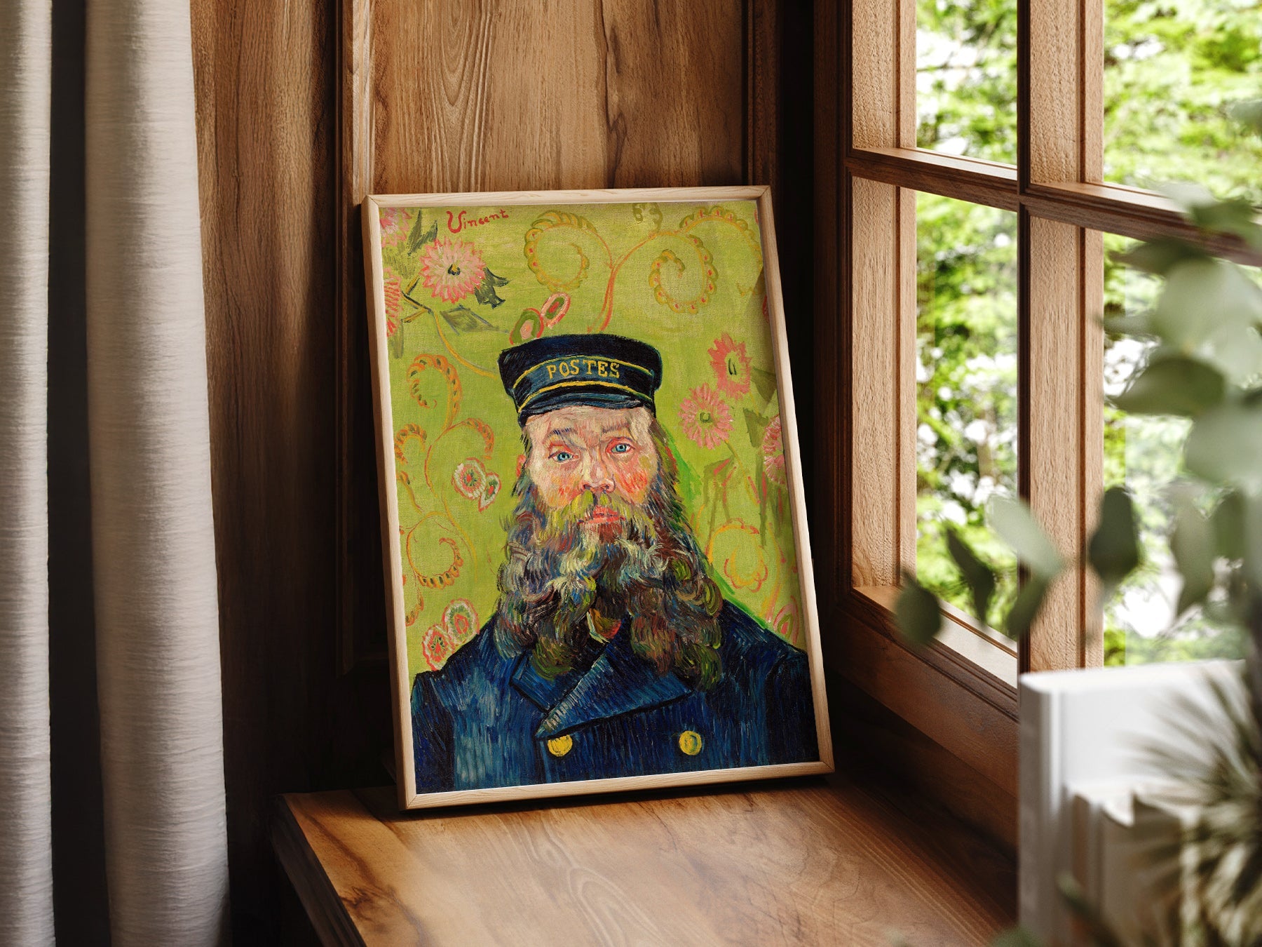 Vincent Van Gogh The Postman Joseph Roulin Art Print – Famous Painting Wall Art