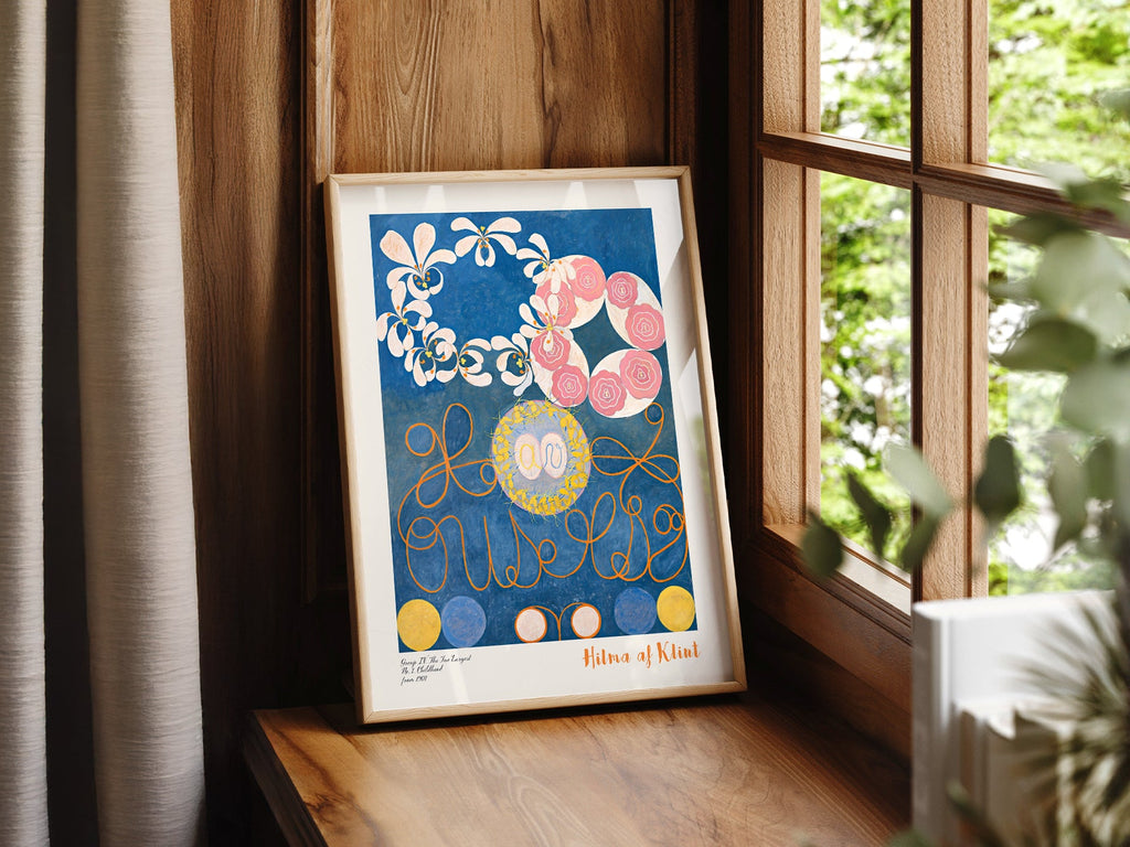 Hilma af Klint The Ten Largest No. 1 Childhood Print – Abstract Wall Art