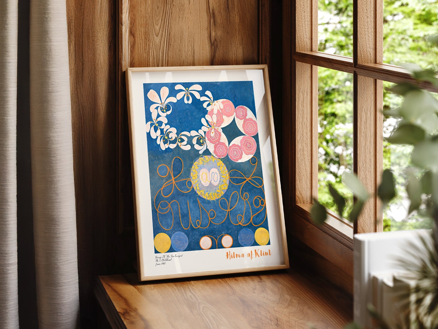 Hilma af Klint The Ten Largest No. 1 Childhood Print – Abstract Wall Art
