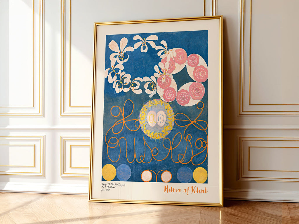 Hilma af Klint The Ten Largest No. 1 Childhood Print – Abstract Wall Art