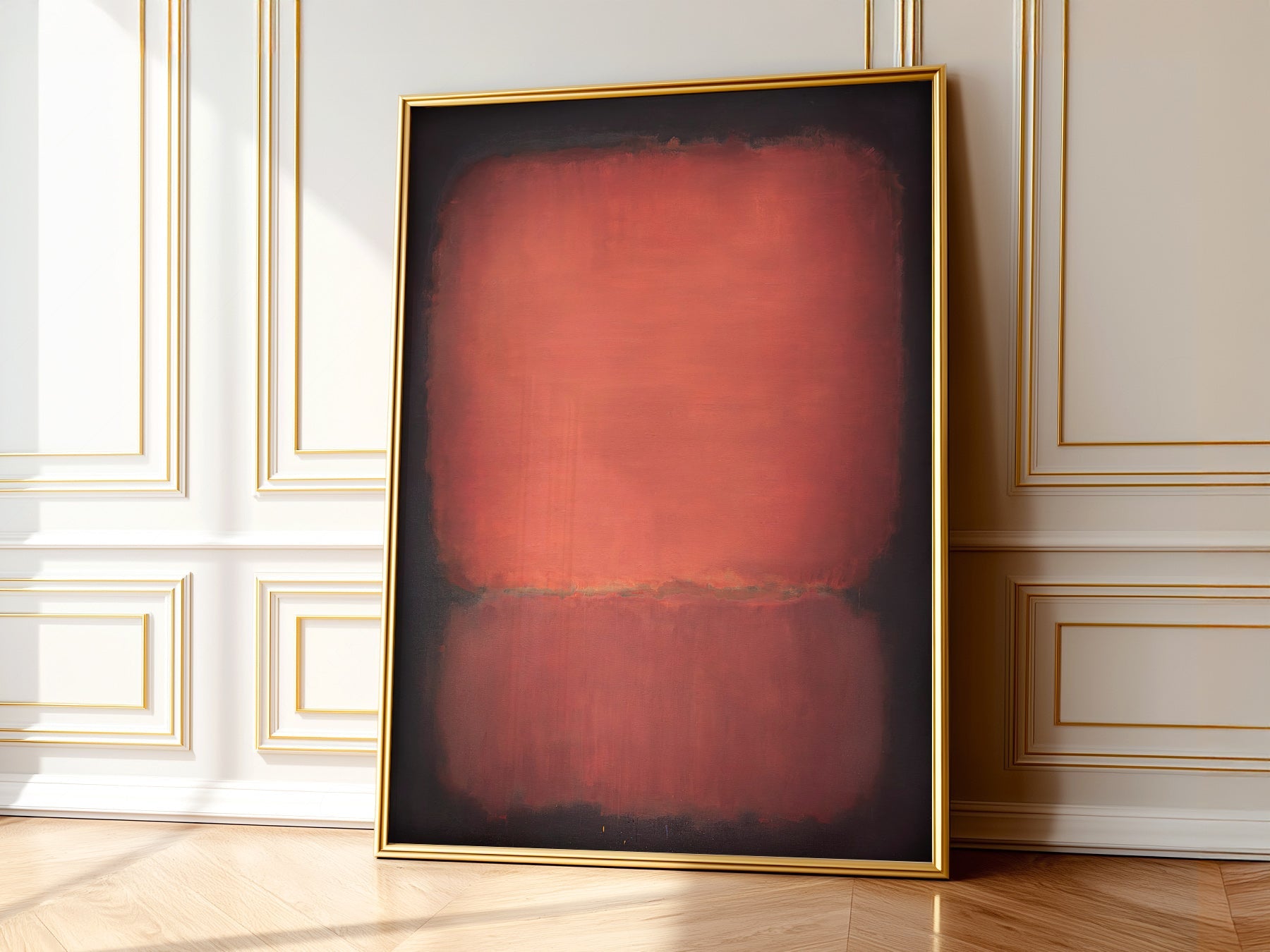 Mark Rothko Untitled Red and Black Art Print – Abstract Wall Poster