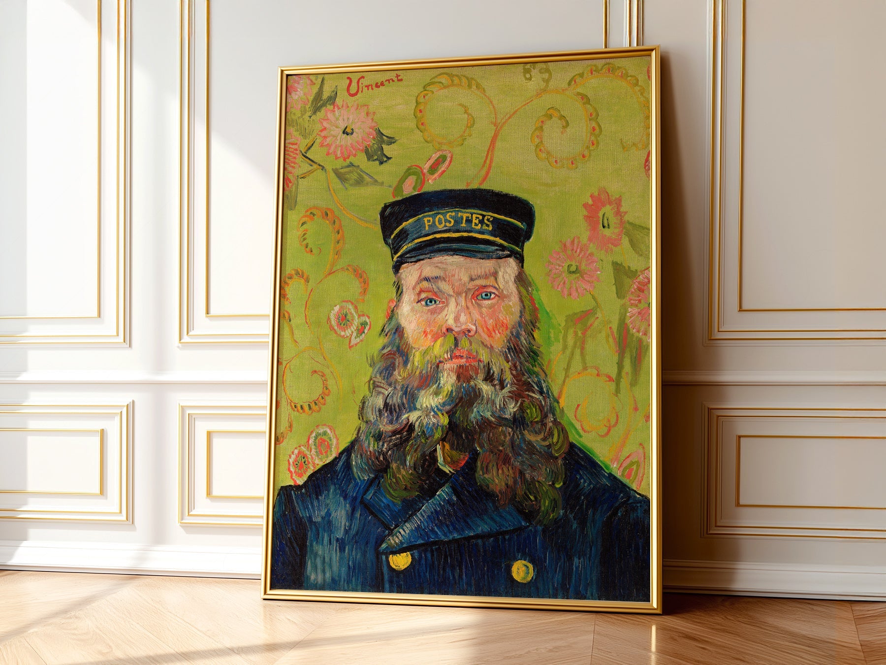 Vincent Van Gogh The Postman Joseph Roulin Art Print – Famous Painting Wall Art