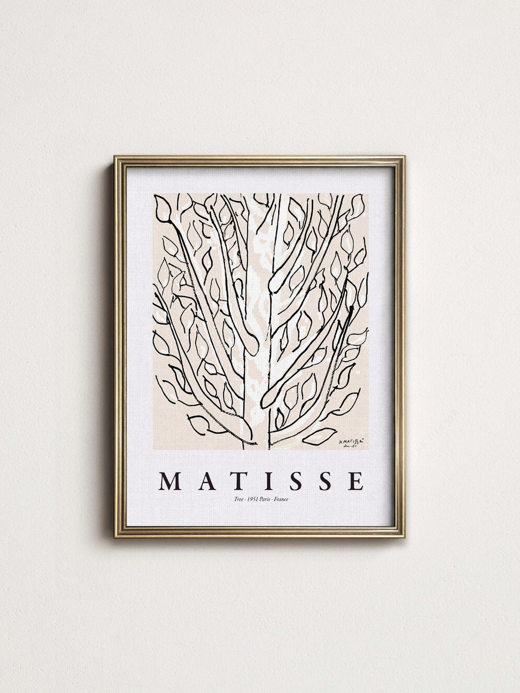 Henri Matisse The Tree Art Print – Minimalist Botanical Wall Decor