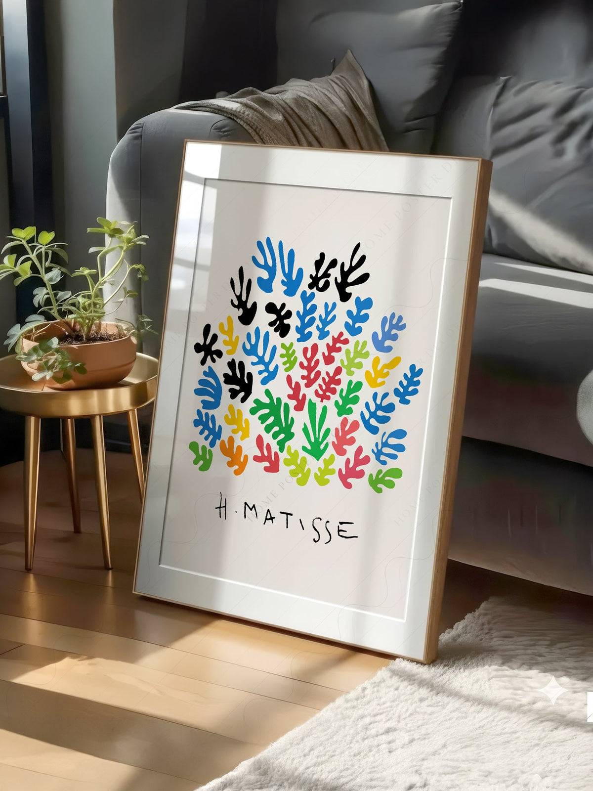 Henri Matisse La Gerbe Art Print – Colorful Mid-Century Wall Decor
