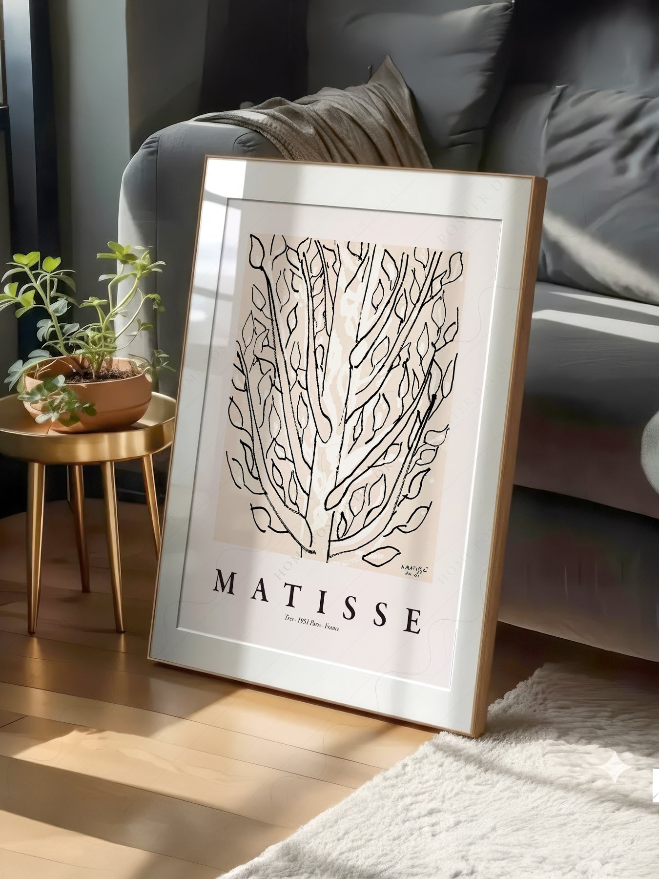 Henri Matisse The Tree Art Print – Minimalist Botanical Wall Decor