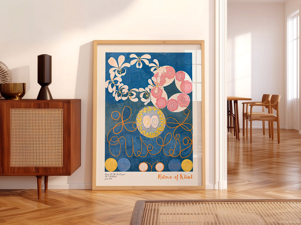 Hilma af Klint The Ten Largest No. 1 Childhood Print – Abstract Wall Art