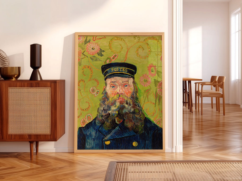 Vincent Van Gogh The Postman Joseph Roulin Art Print – Famous Painting Wall Art