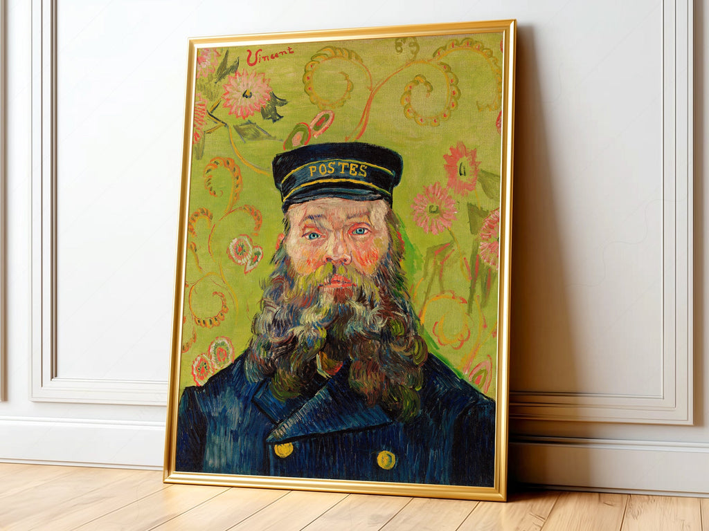Vincent Van Gogh The Postman Joseph Roulin Art Print – Famous Painting Wall Art