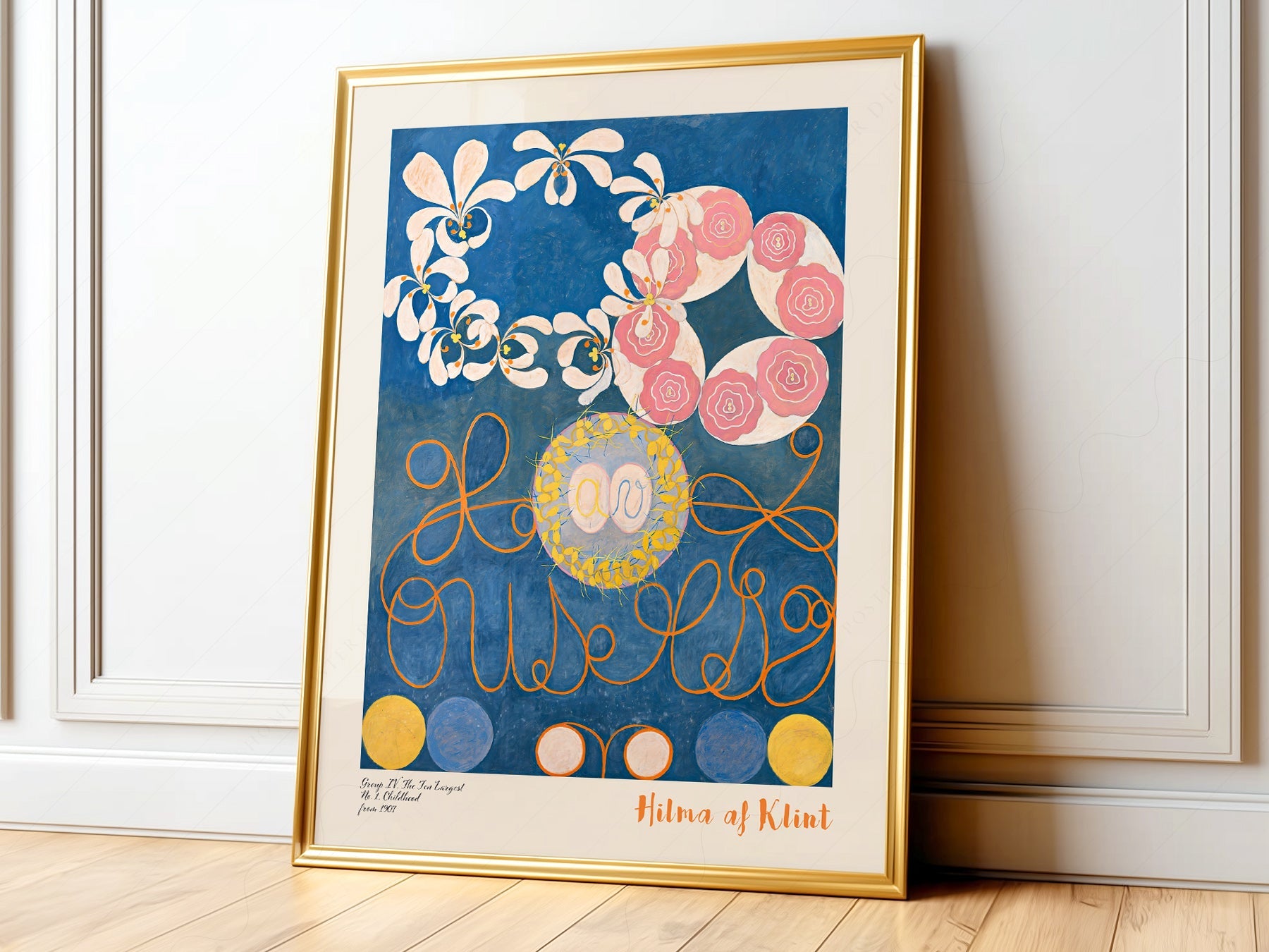 Hilma af Klint The Ten Largest No. 1 Childhood Print – Abstract Wall Art