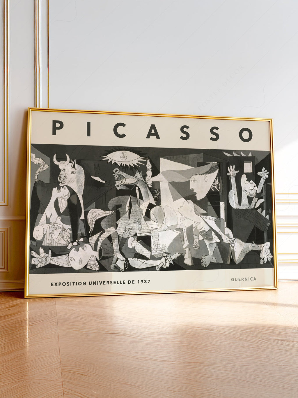 Pablo Picasso Guernica Exhibition Poster – Cubist Wall Art Print