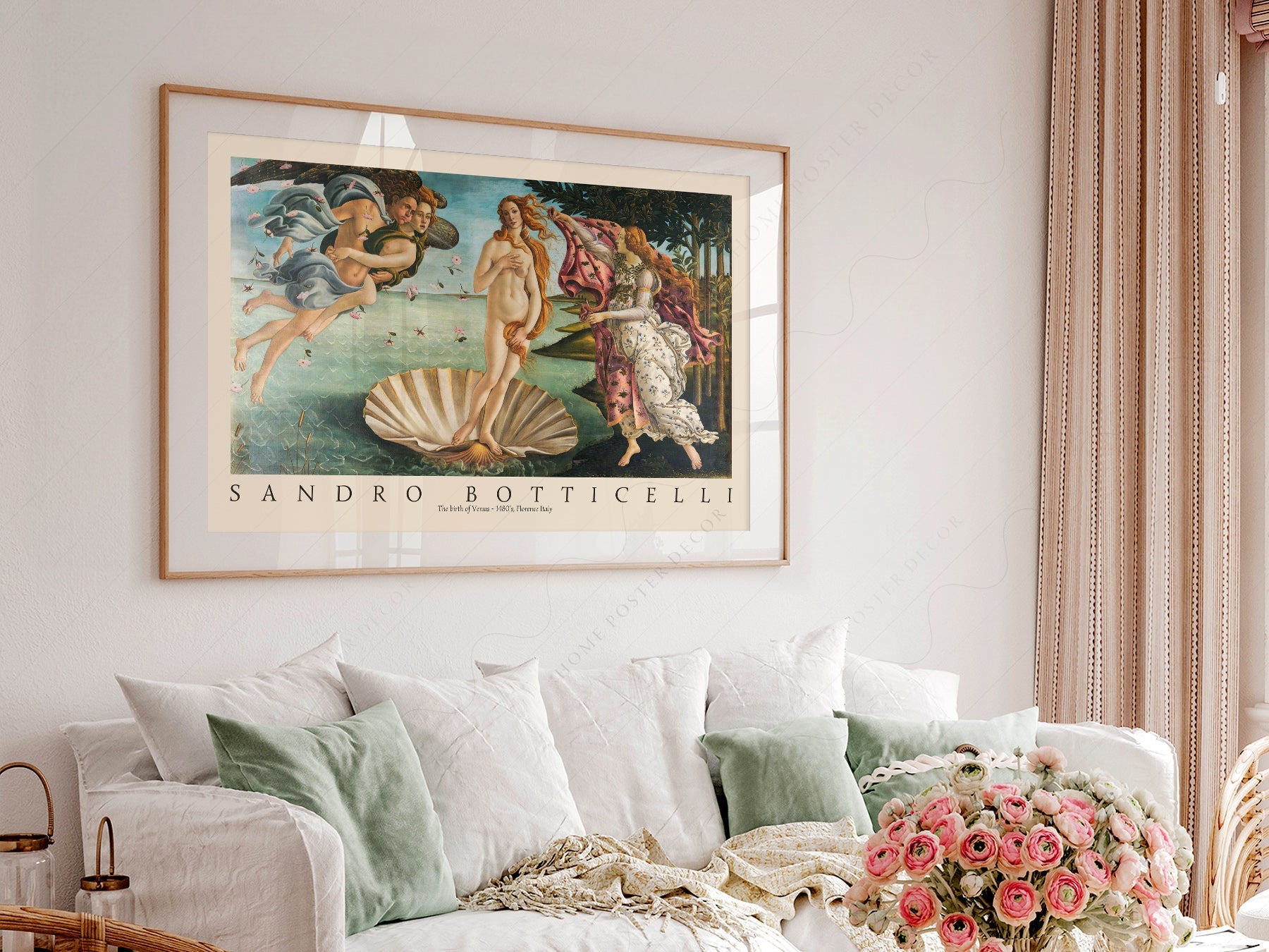 Sandro Botticelli The Birth of Venus Art Print – Renaissance Wall Art