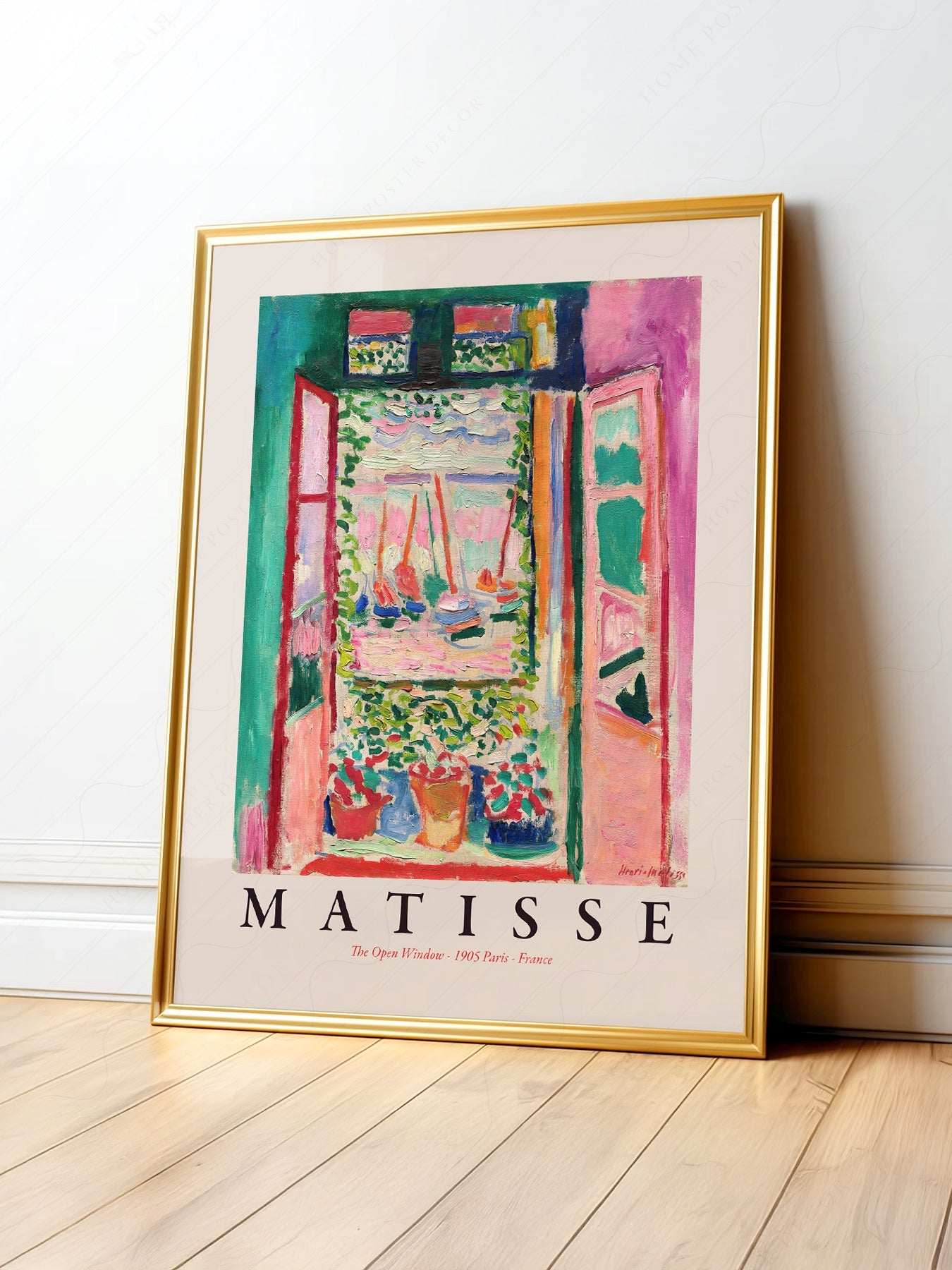 Henri Matisse The Open Window Art Print – Museum Wall Art Poster