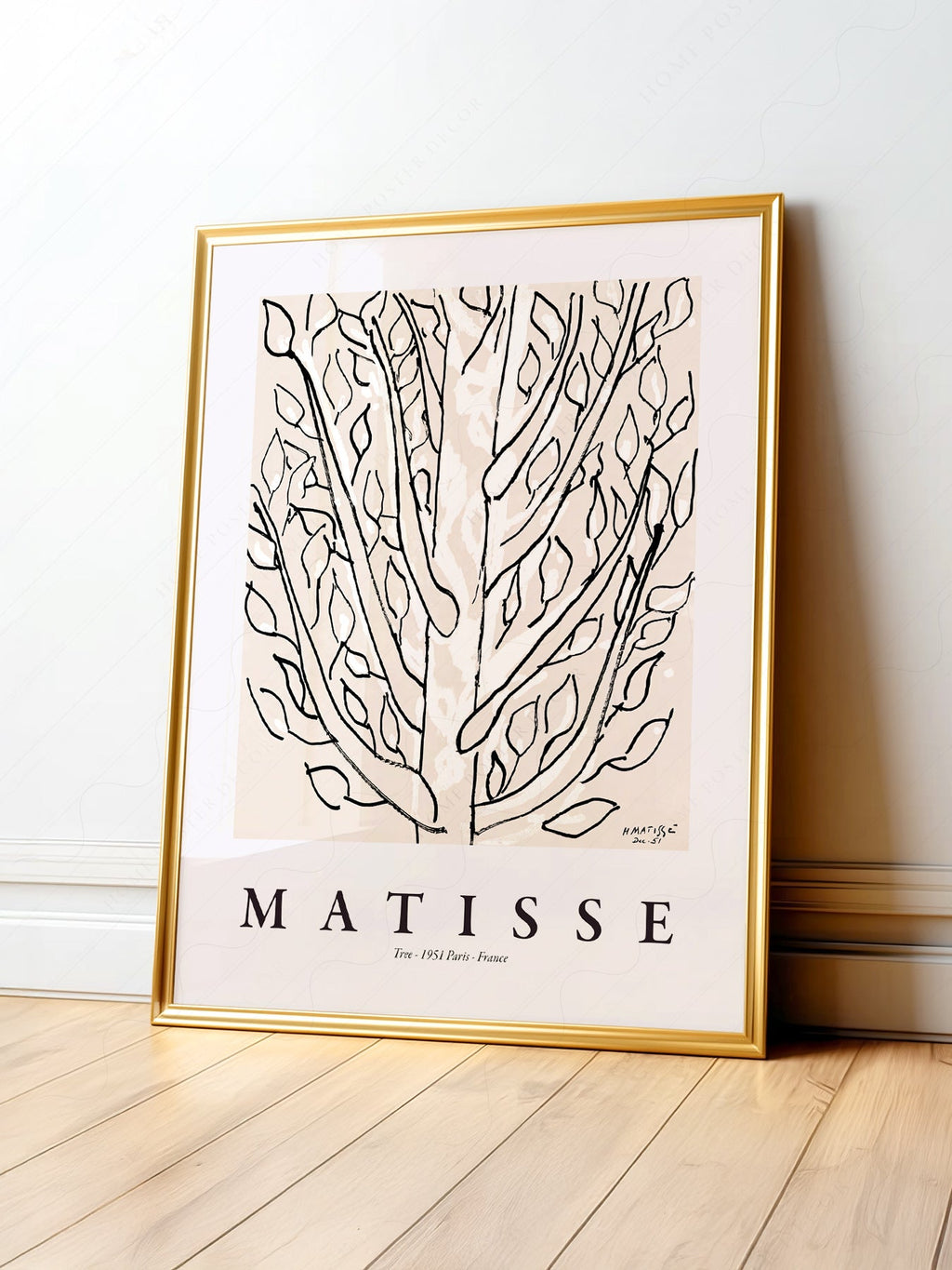 Henri Matisse The Tree Art Print – Minimalist Botanical Wall Decor