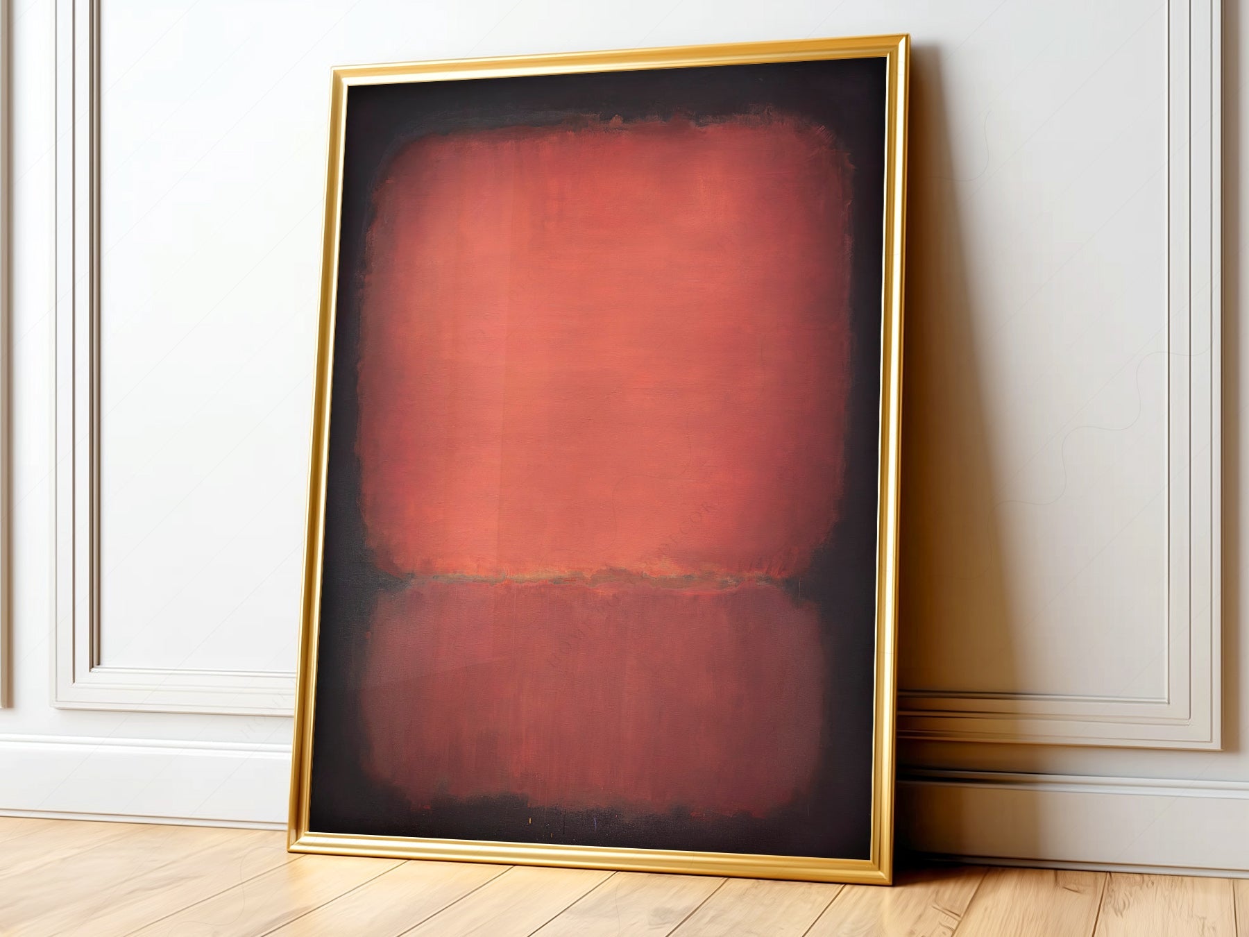 Mark Rothko Untitled Red and Black Art Print – Abstract Wall Poster