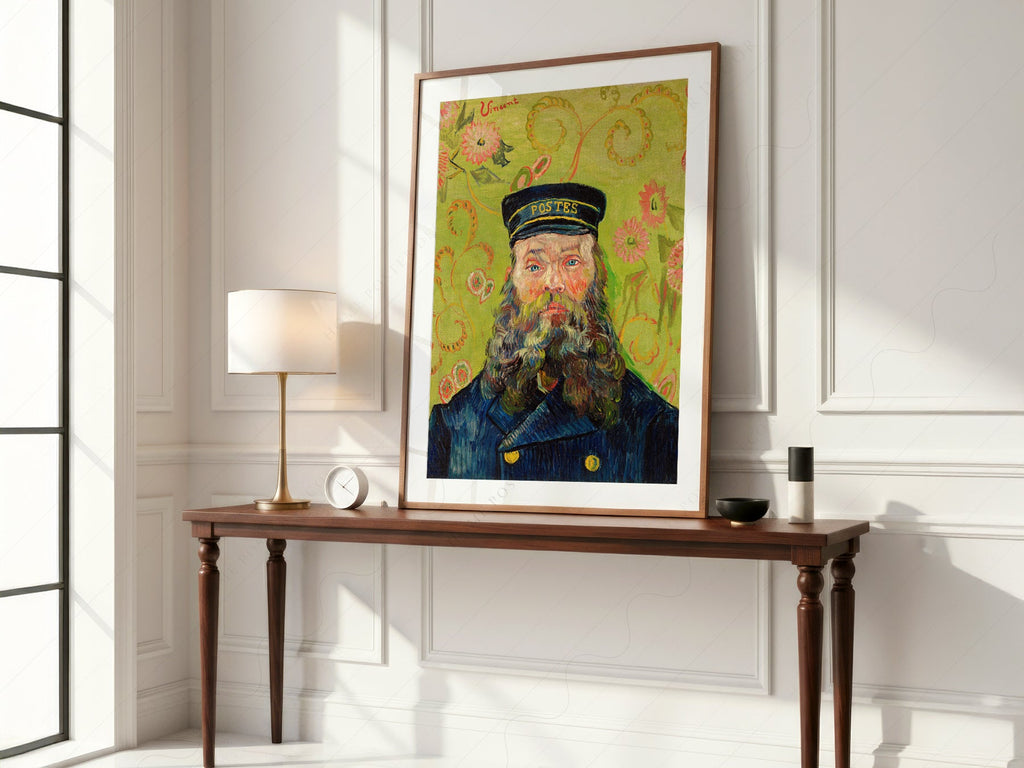 Vincent Van Gogh The Postman Joseph Roulin Art Print – Famous Painting Wall Art