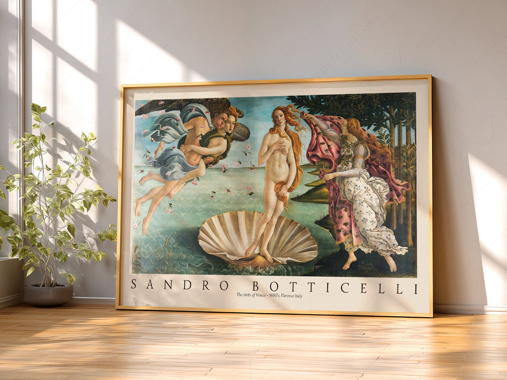 Sandro Botticelli The Birth of Venus Art Print – Renaissance Wall Art