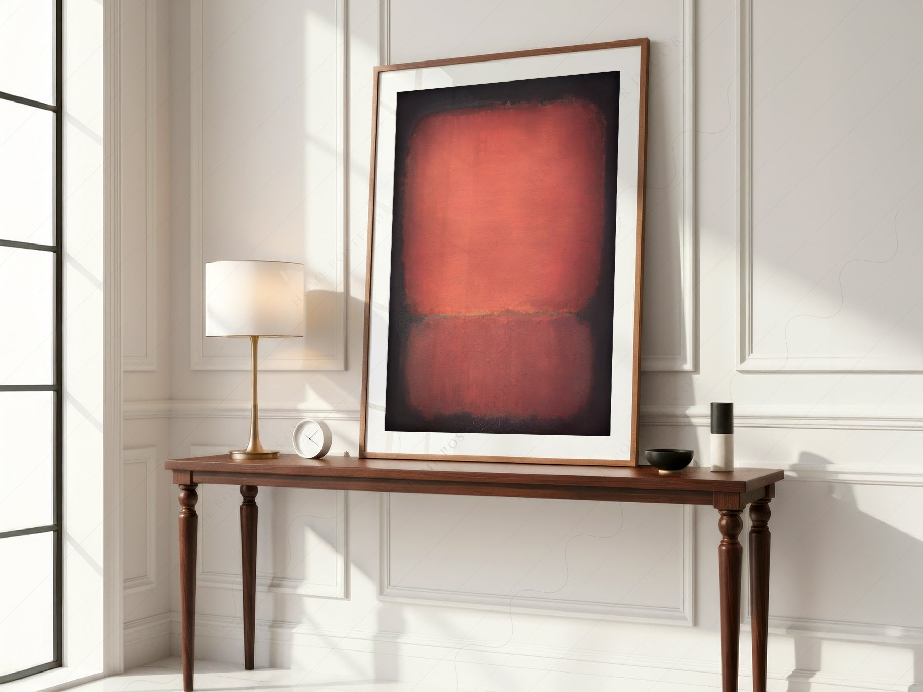 Mark Rothko Untitled Red and Black Art Print – Abstract Wall Poster