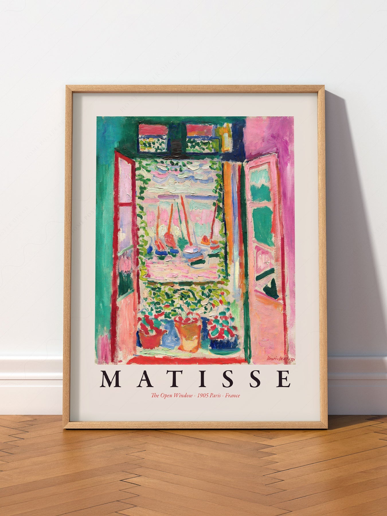 Henri Matisse The Open Window Art Print – Museum Wall Art Poster