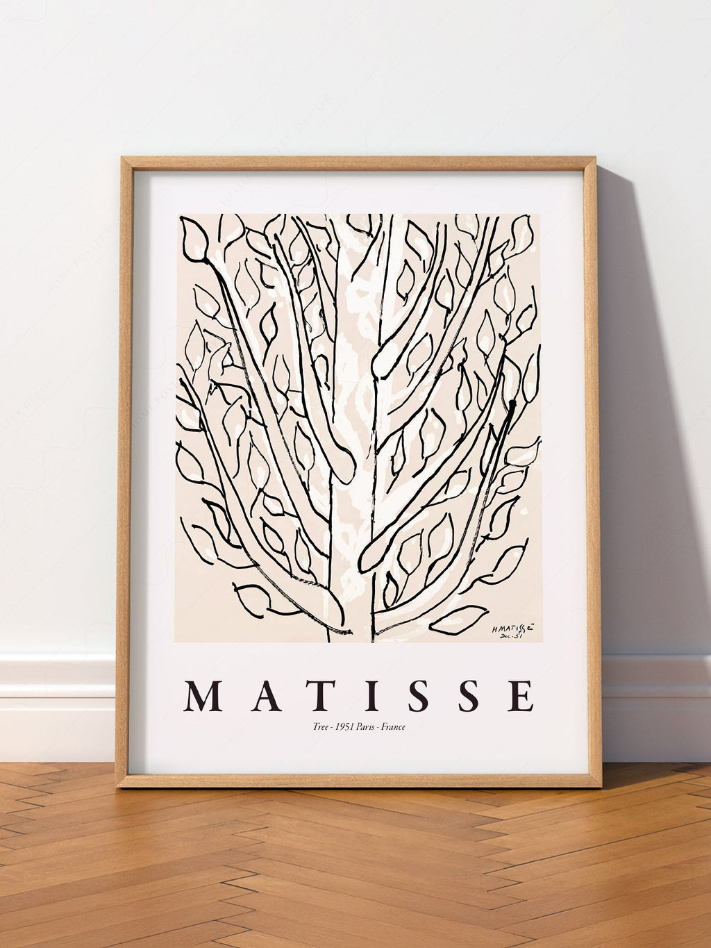 Henri Matisse The Tree Art Print – Minimalist Botanical Wall Decor