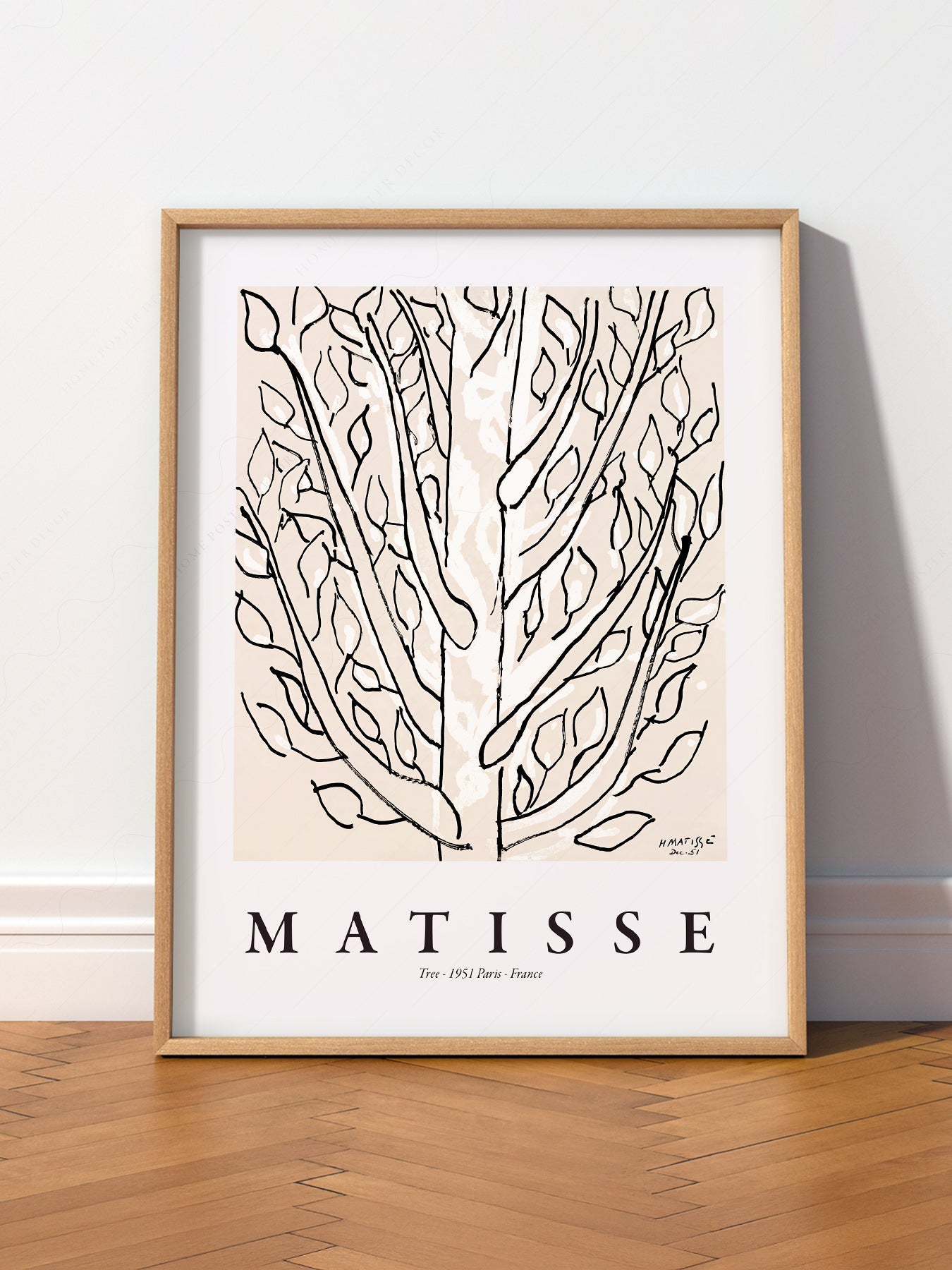 Henri Matisse The Tree Art Print – Minimalist Botanical Wall Decor