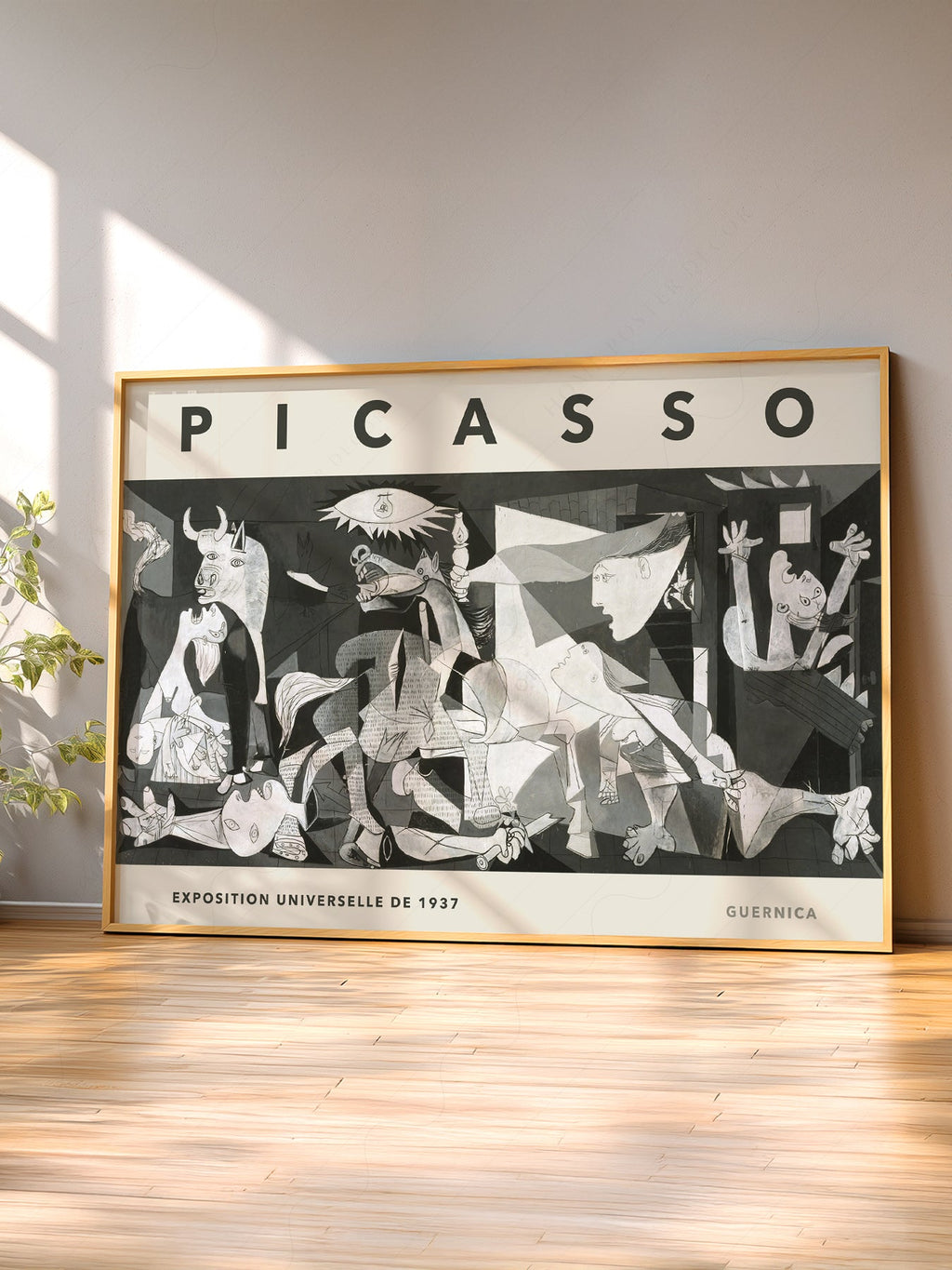Pablo Picasso Guernica Exhibition Poster – Cubist Wall Art Print