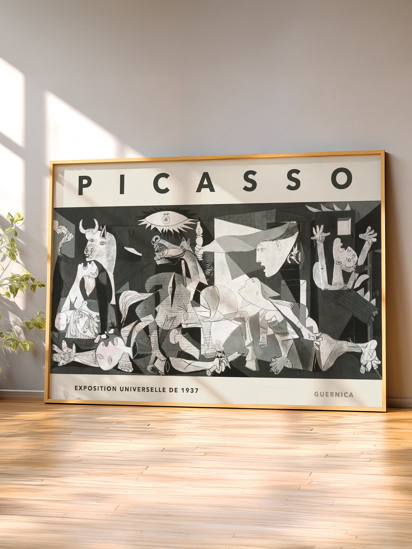 Pablo Picasso Guernica Exhibition Poster – Cubist Wall Art Print