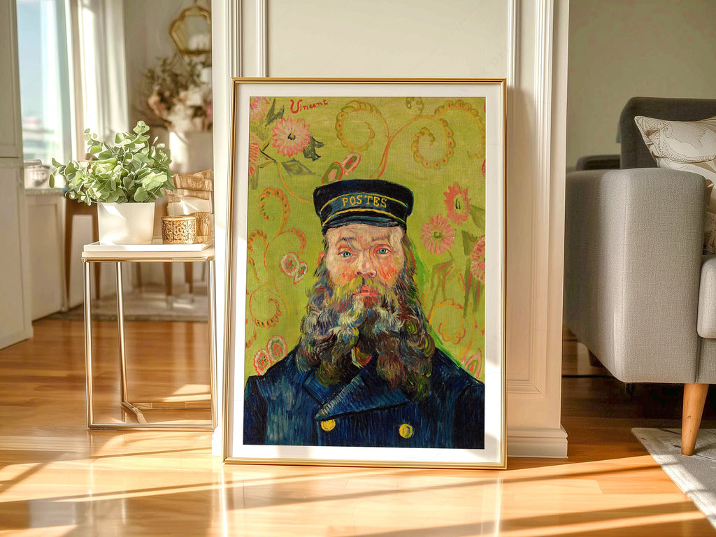 Vincent Van Gogh The Postman Joseph Roulin Art Print – Famous Painting Wall Art