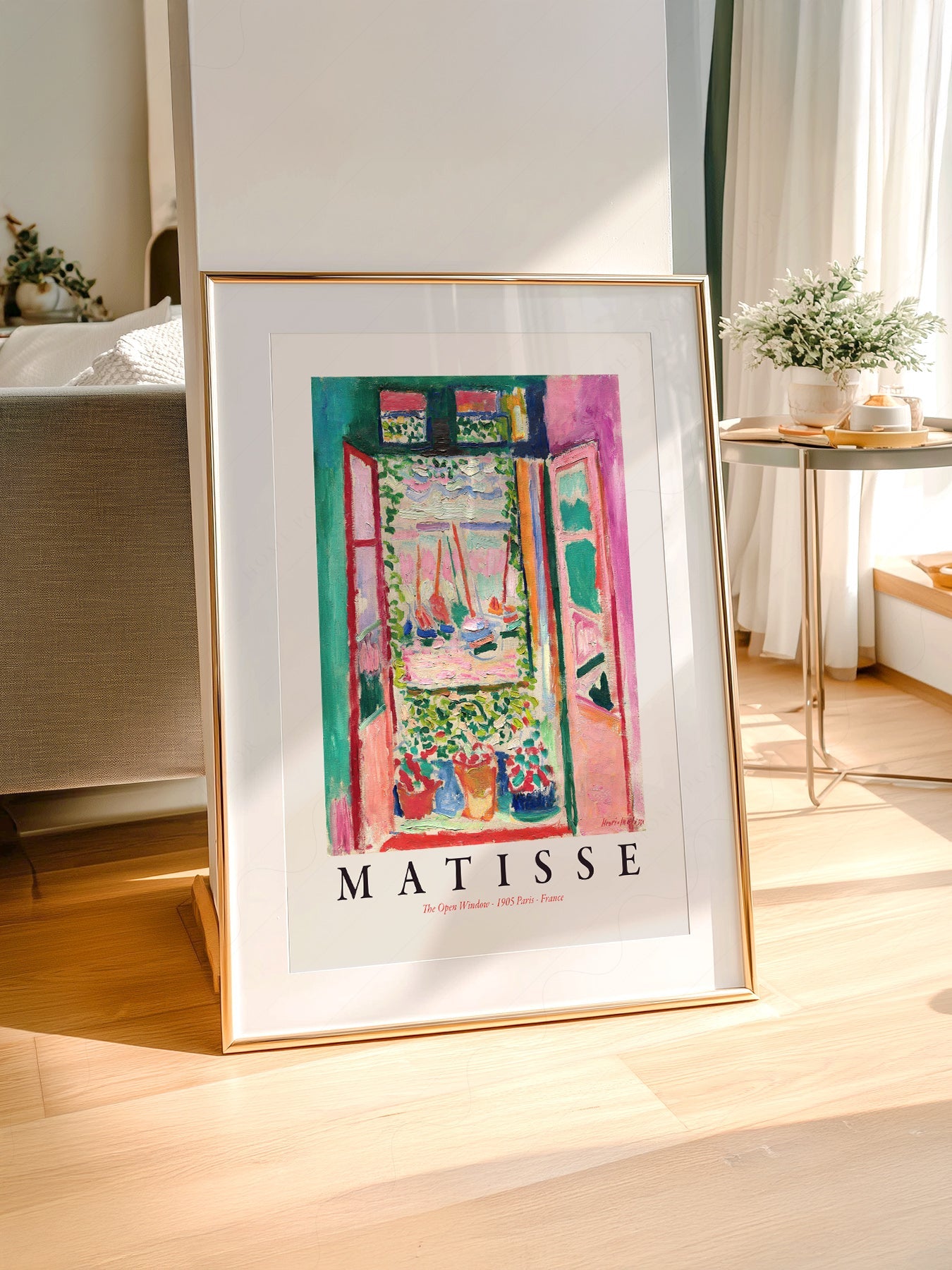 Henri Matisse The Open Window Art Print – Museum Wall Art Poster