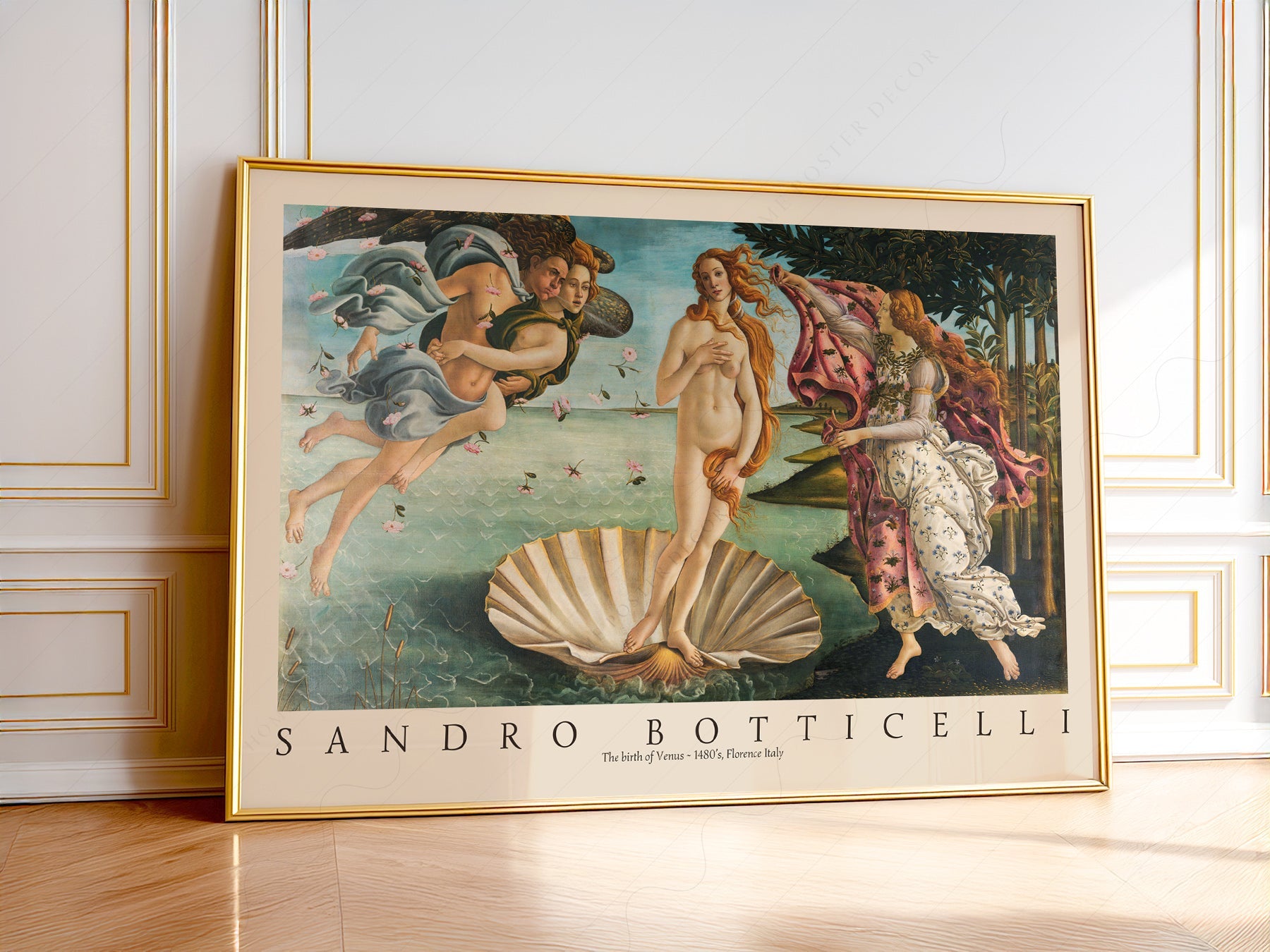 Sandro Botticelli The Birth of Venus Art Print – Renaissance Wall Art