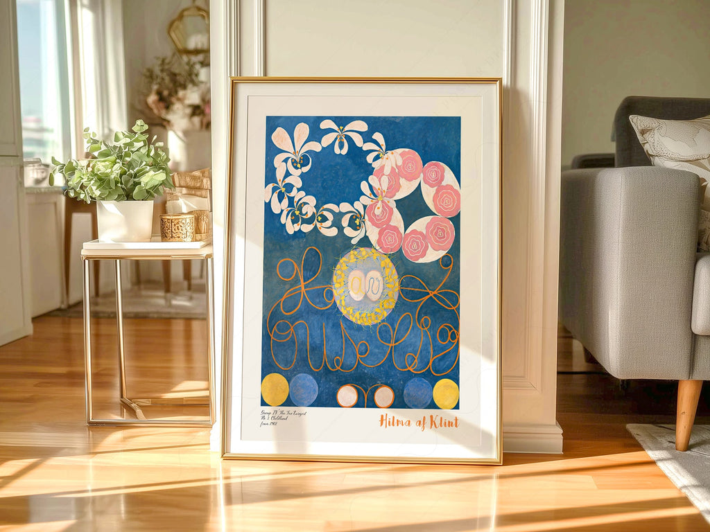Hilma af Klint The Ten Largest No. 1 Childhood Print – Abstract Wall Art