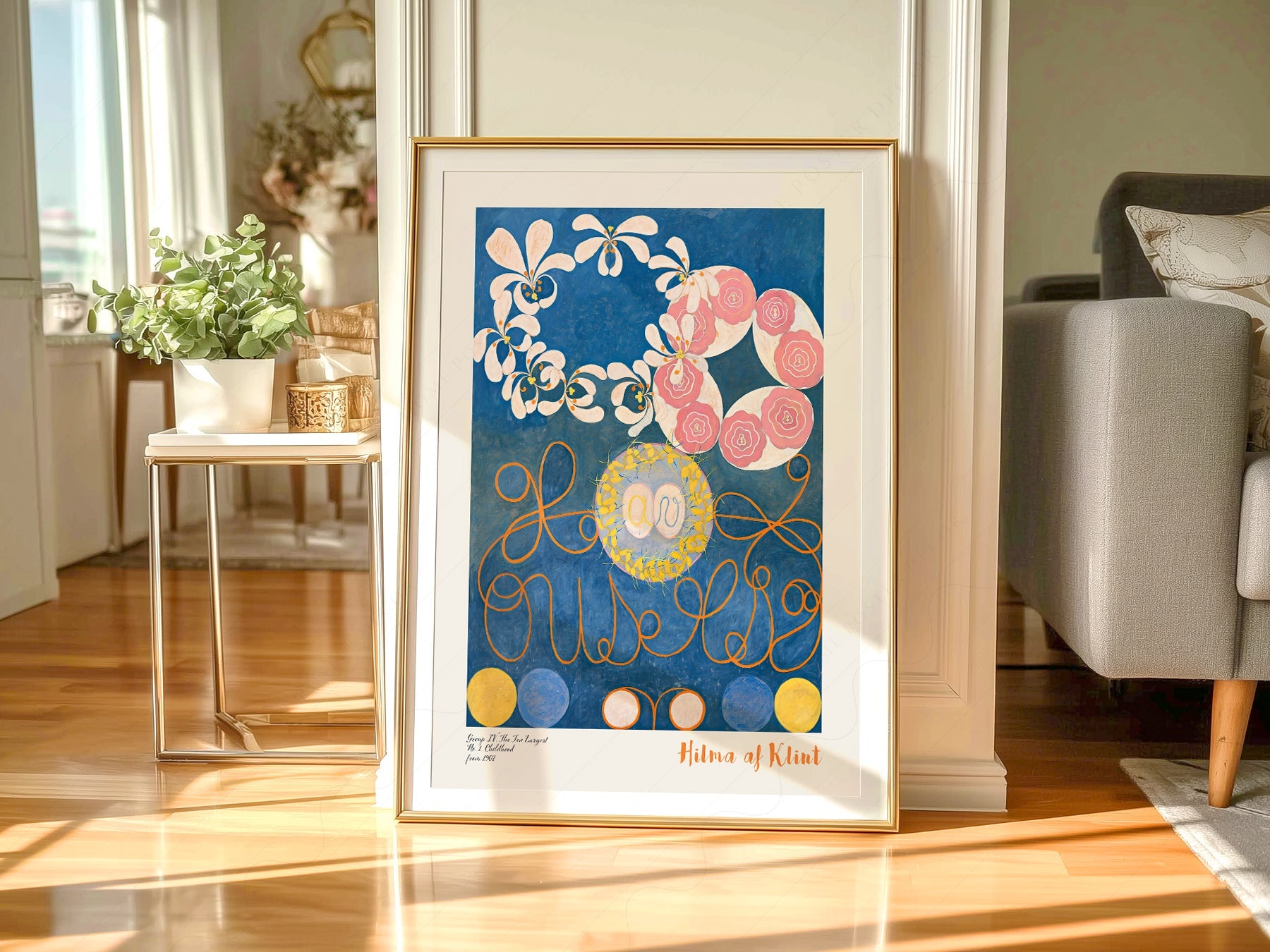 Hilma af Klint The Ten Largest No. 1 Childhood Print – Abstract Wall Art