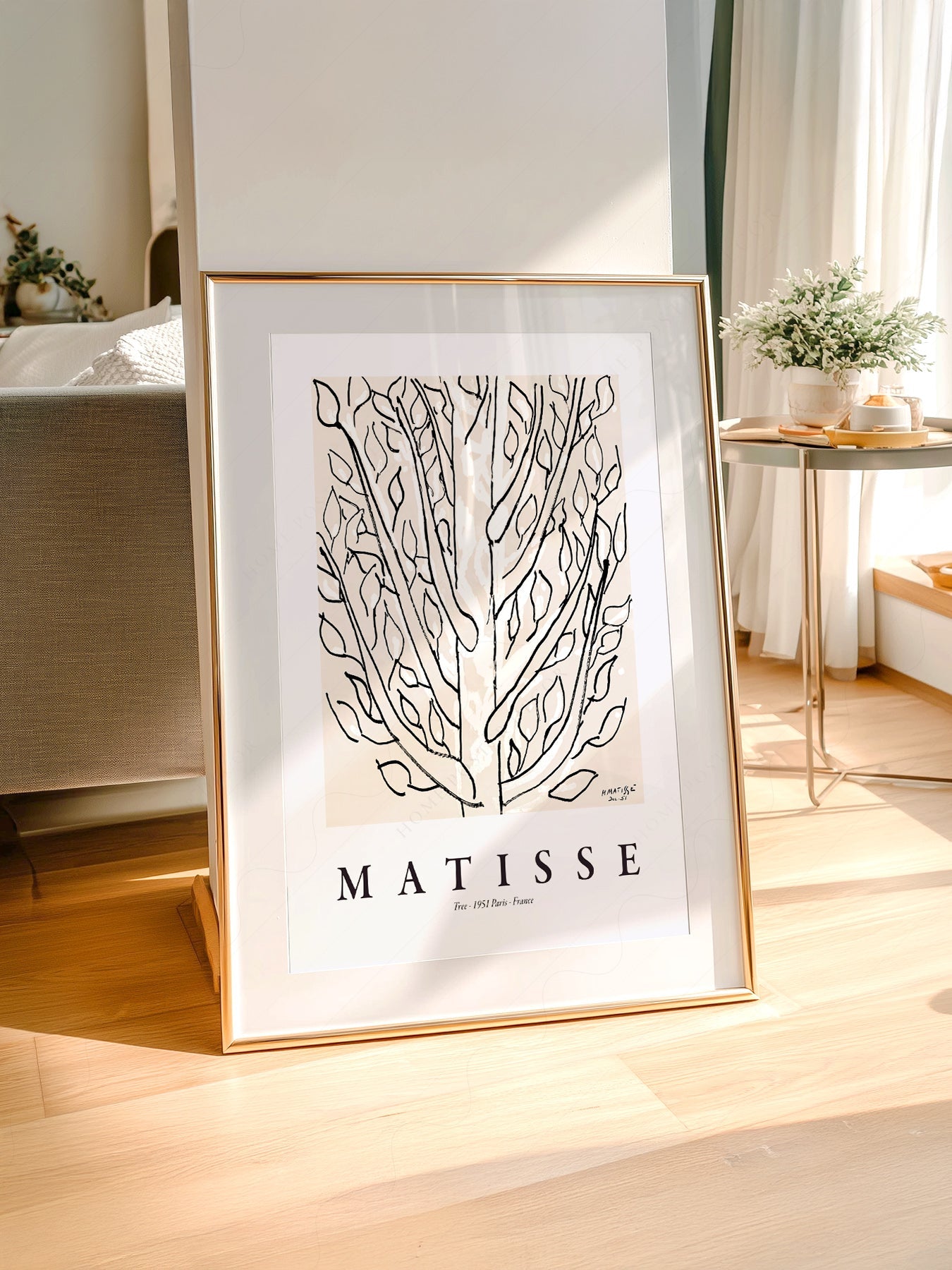 Henri Matisse The Tree Art Print – Minimalist Botanical Wall Decor