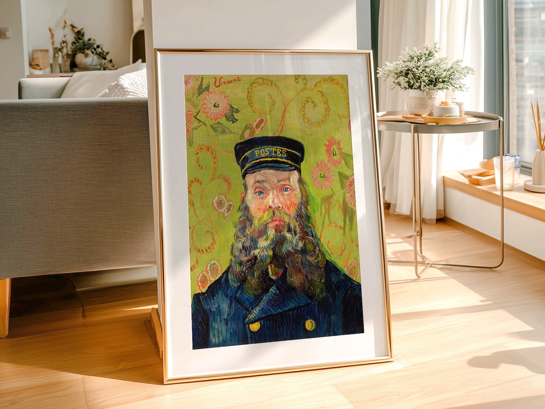 Vincent Van Gogh The Postman Joseph Roulin Art Print – Famous Painting Wall Art