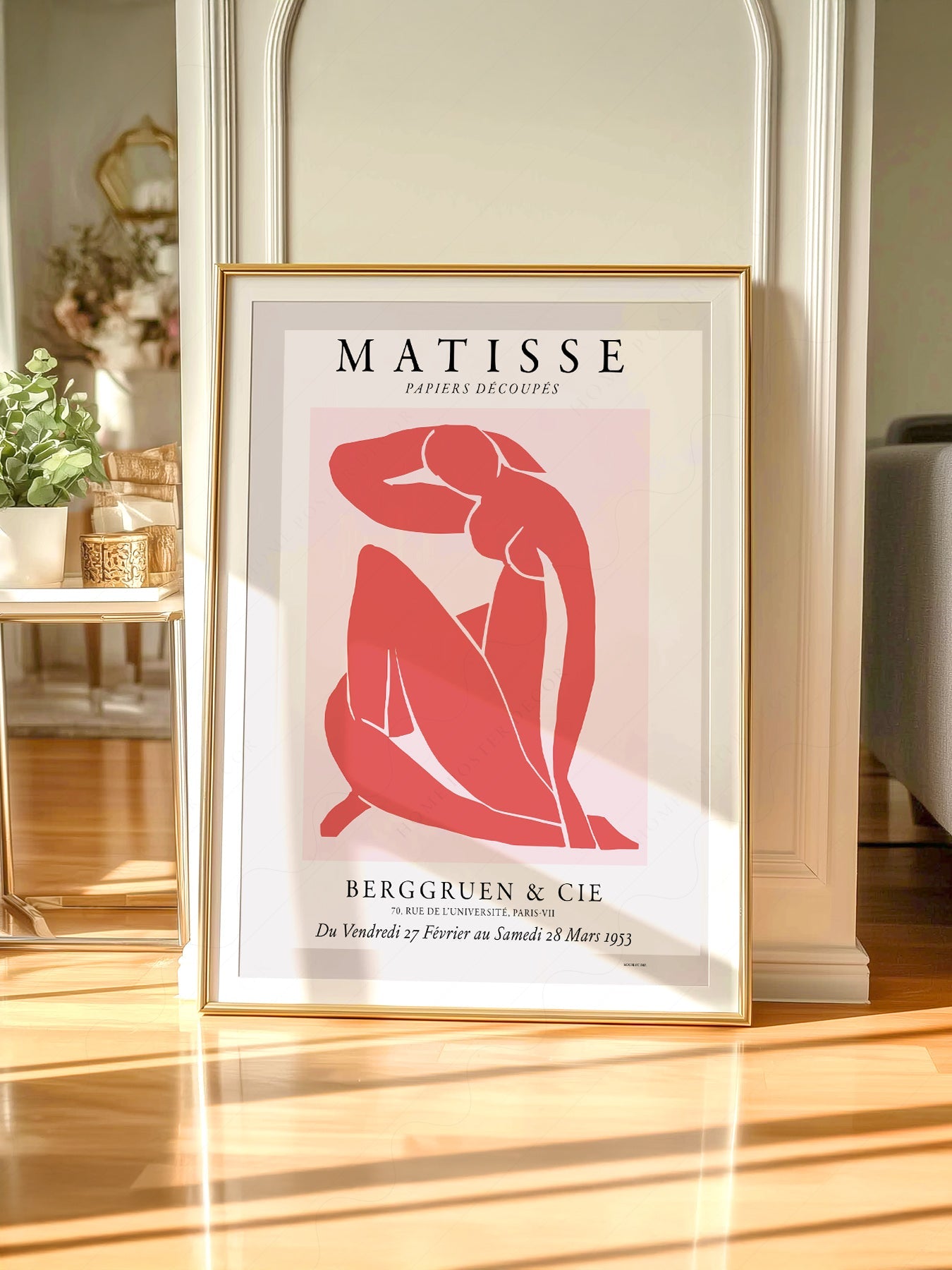 Henri Matisse Blue Nude Exhibition Poster – Modern Art Print Wall Decor