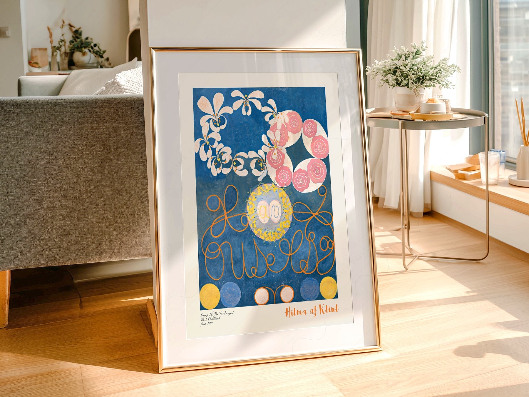 Hilma af Klint The Ten Largest No. 1 Childhood Print – Abstract Wall Art