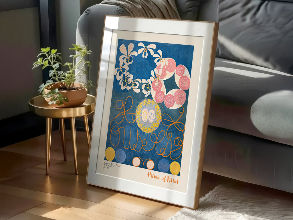 Hilma af Klint The Ten Largest No. 1 Childhood Print – Abstract Wall Art