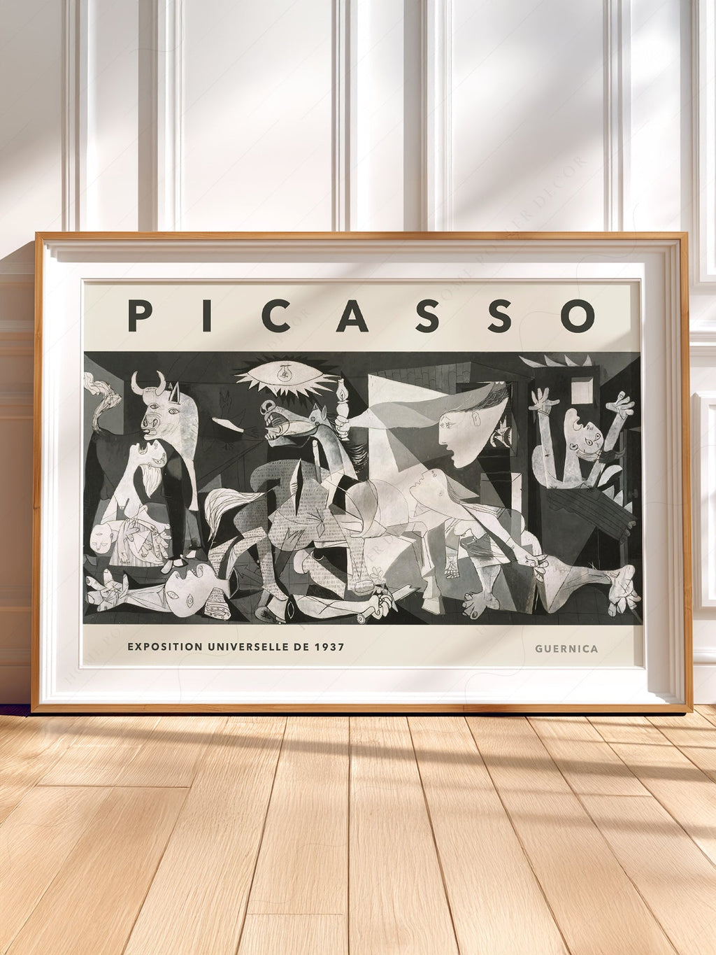 Pablo Picasso Guernica Exhibition Poster – Cubist Wall Art Print