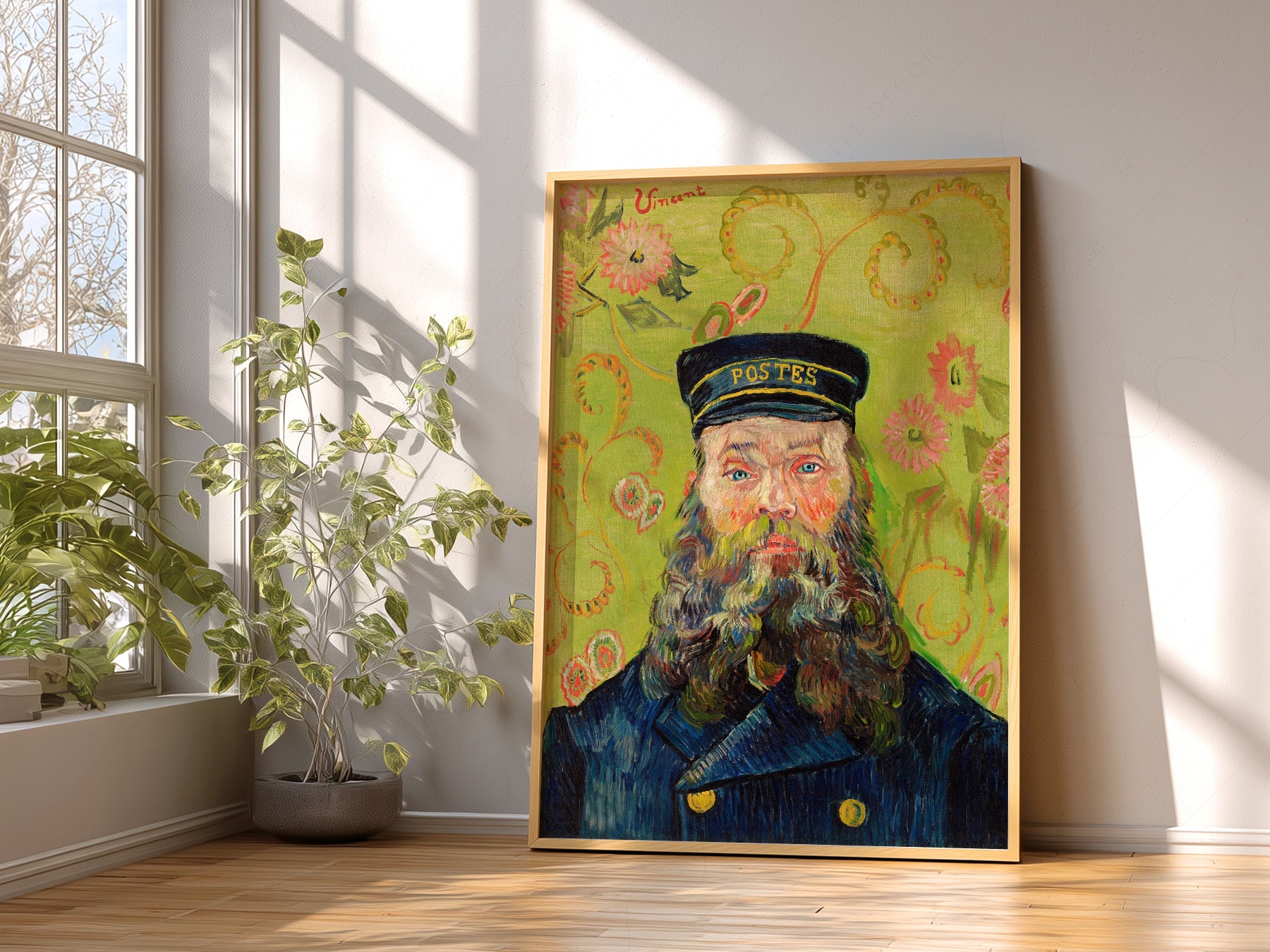 Vincent Van Gogh The Postman Joseph Roulin Art Print – Famous Painting Wall Art