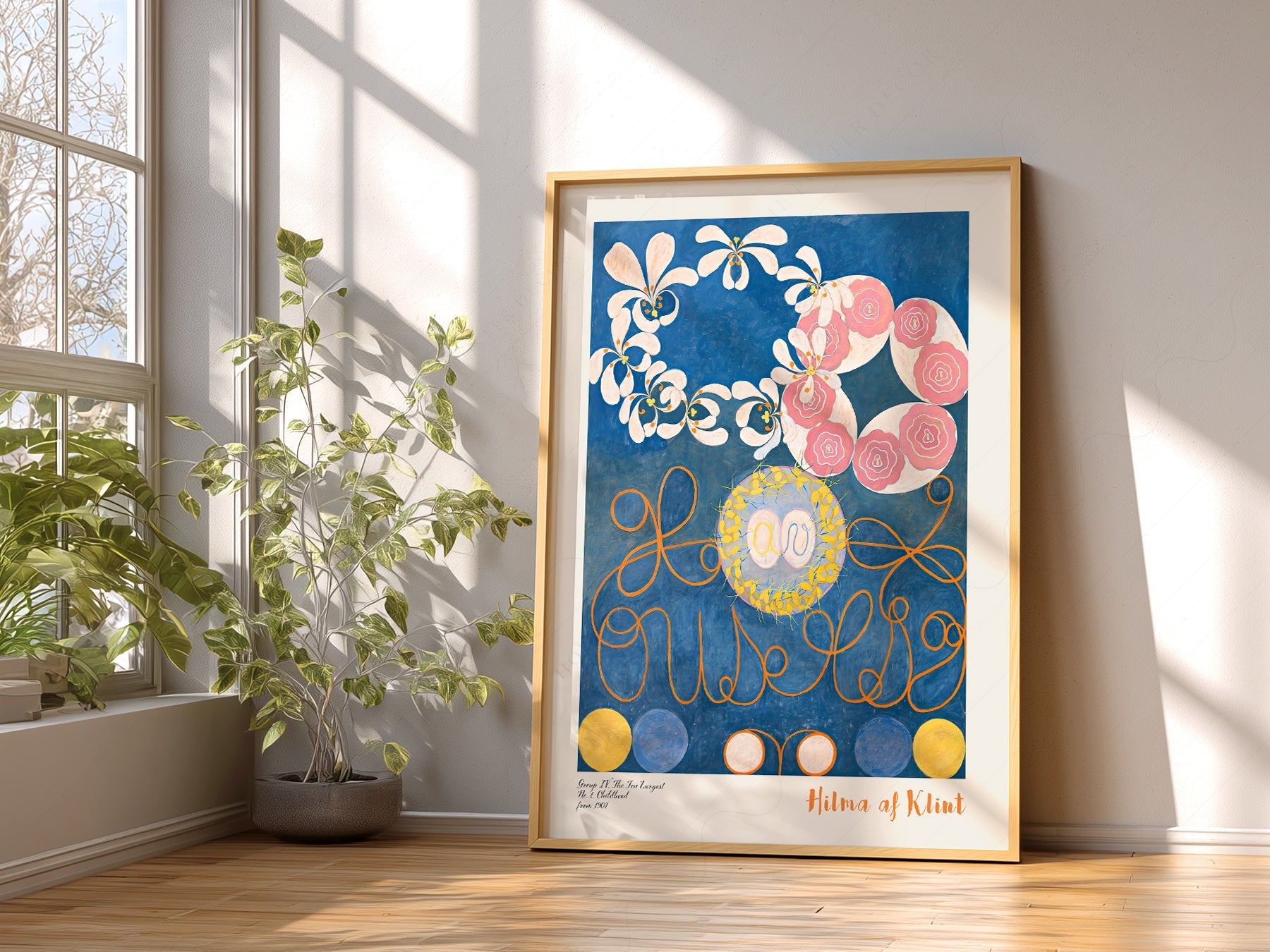 Hilma af Klint The Ten Largest No. 1 Childhood Print – Abstract Wall Art