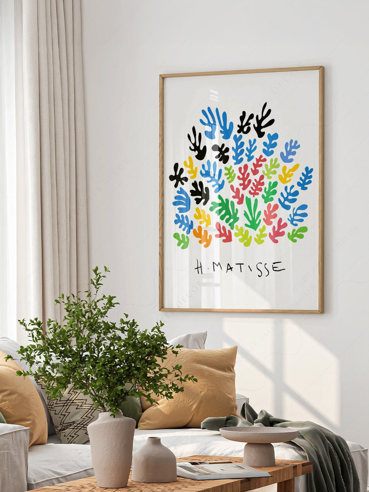Henri Matisse La Gerbe Art Print – Colorful Mid-Century Wall Decor