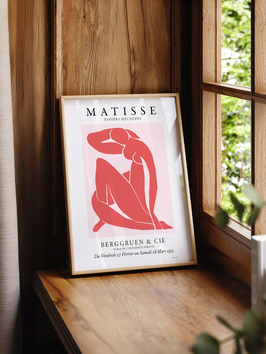 Henri Matisse Blue Nude Exhibition Poster – Modern Art Print Wall Decor