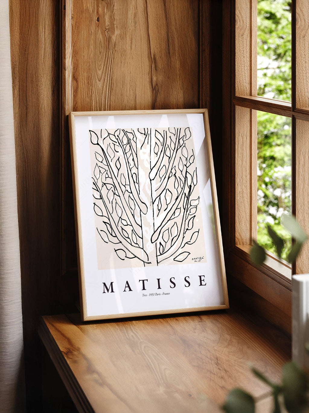 Henri Matisse The Tree Art Print – Minimalist Botanical Wall Decor