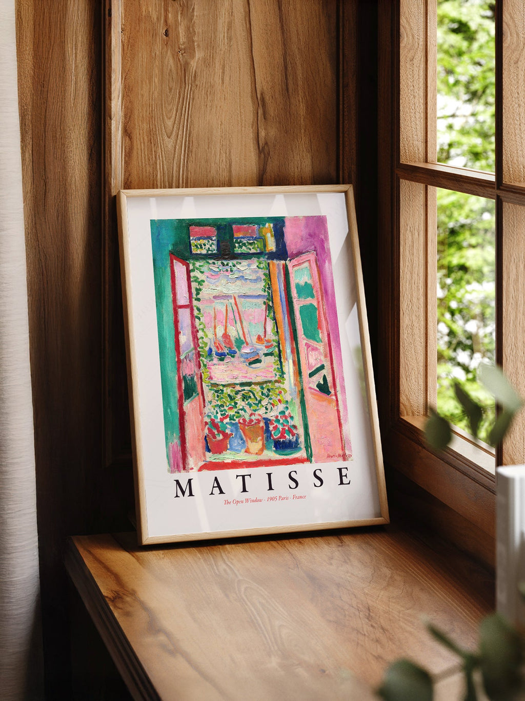 Henri Matisse The Open Window Art Print – Museum Wall Art Poster