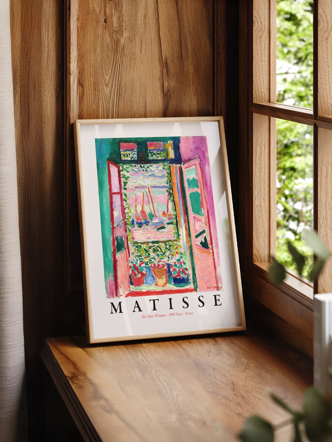 Henri Matisse The Open Window Art Print – Museum Wall Art Poster