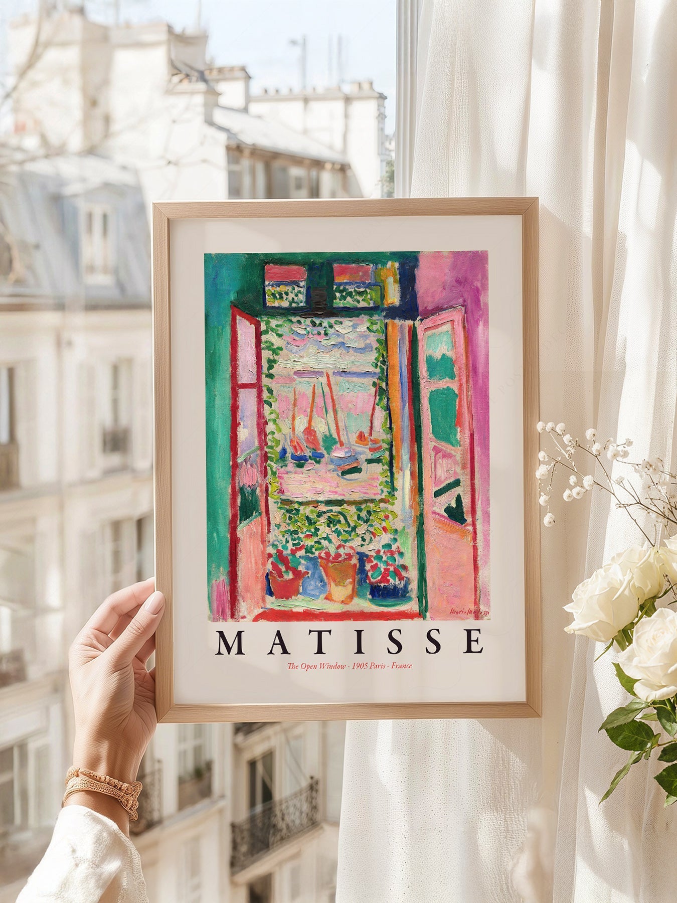 Henri Matisse The Open Window Art Print – Museum Wall Art Poster