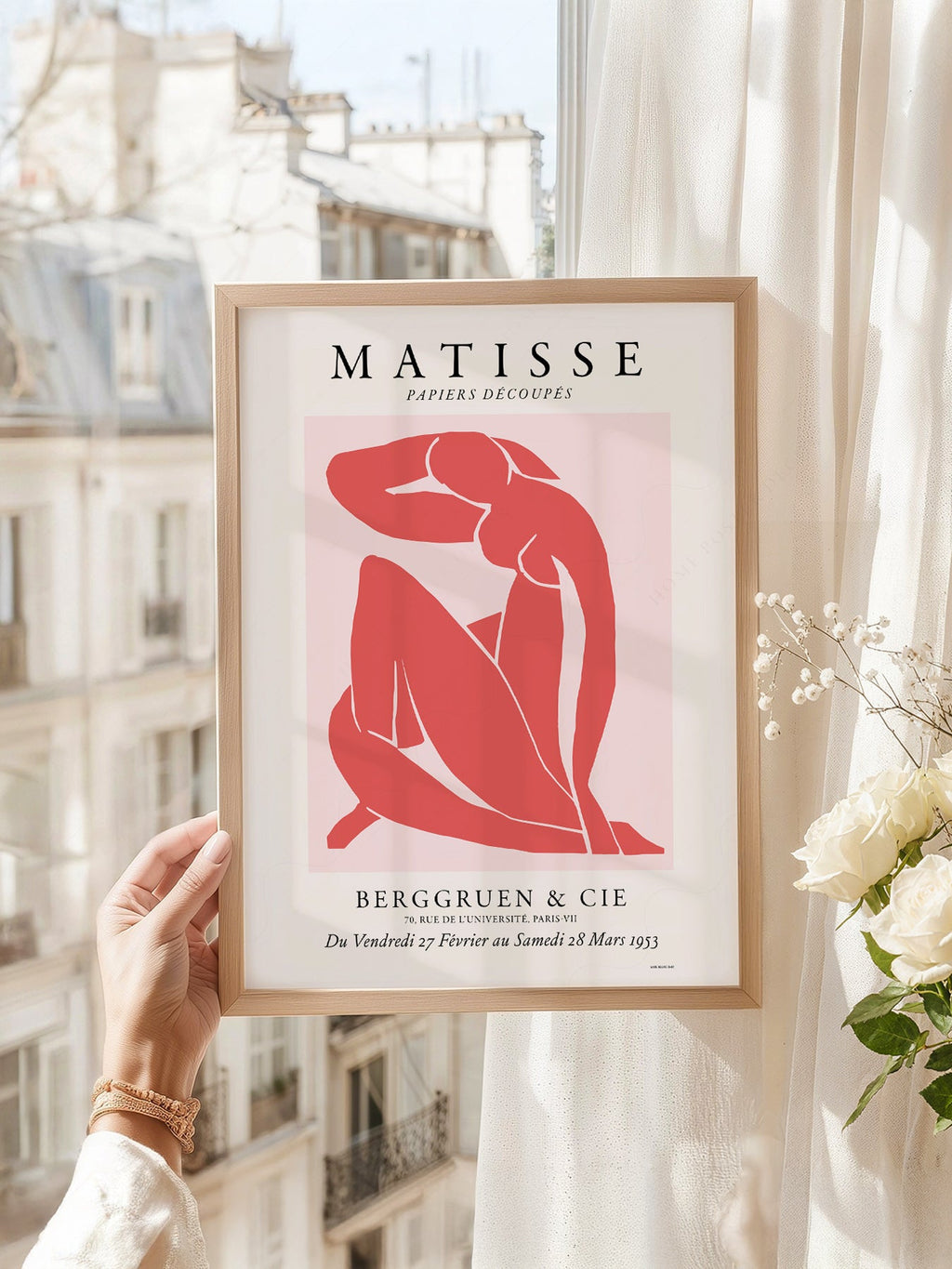 Henri Matisse Blue Nude Exhibition Poster – Modern Art Print Wall Decor