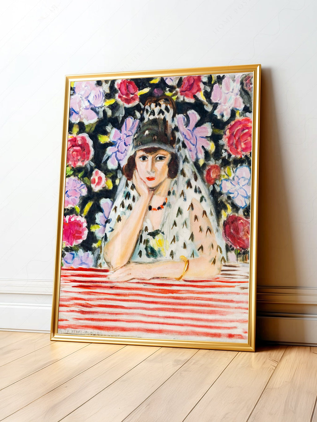 Henri Matisse Espagnole à la Mantille Art Print – Museum Portrait Poster