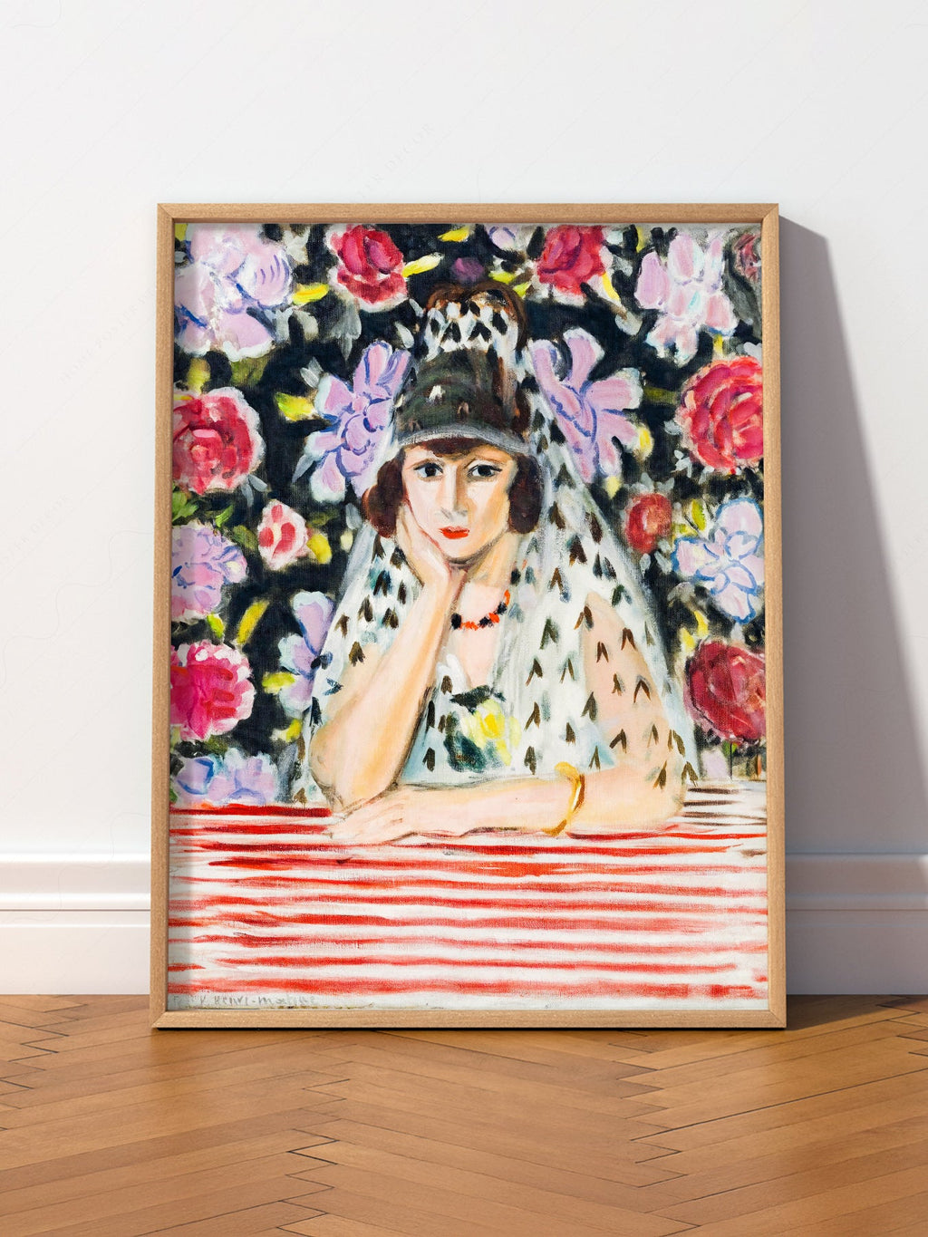 Henri Matisse Espagnole à la Mantille Art Print – Museum Portrait Poster